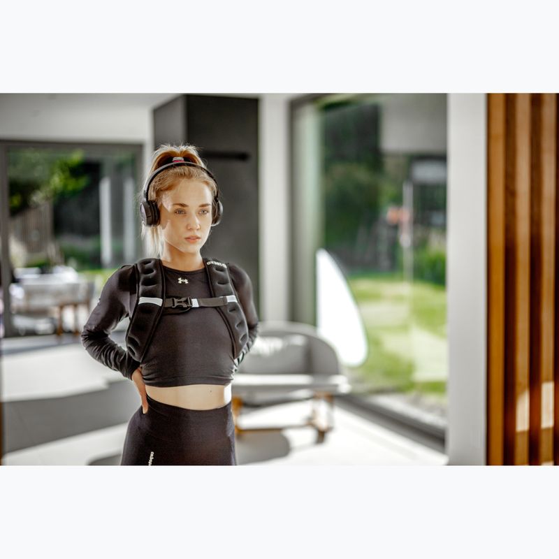 XTREXO WV-05 Gilet per allenamento con i pesi da 5 kg nero 3