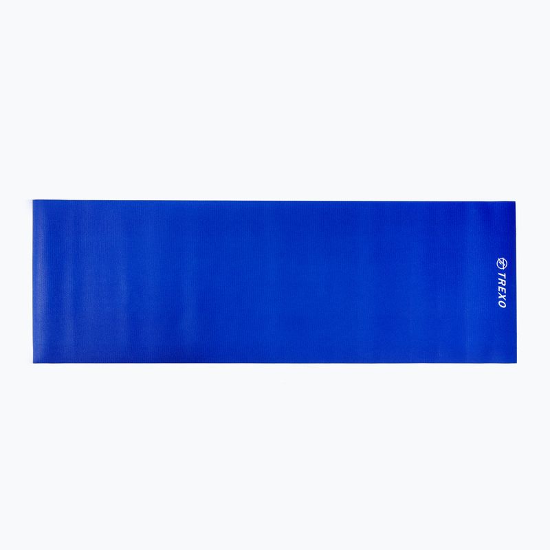 TREXO tappetino yoga PVC 6 mm blu 2