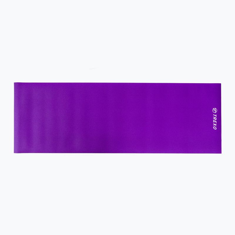 TREXO tappetino yoga PVC 6 mm viola 2