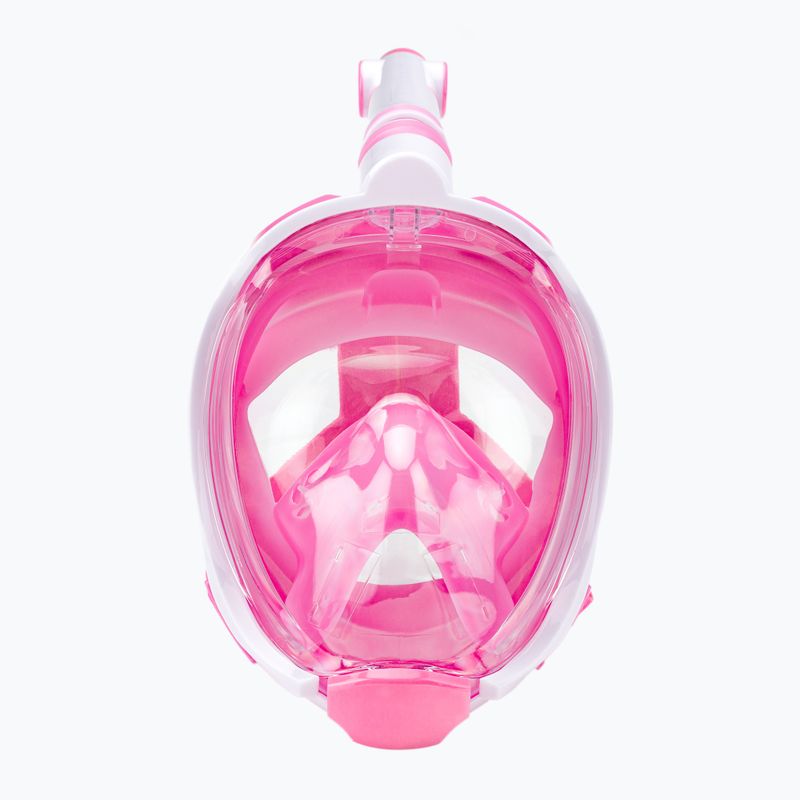 Maschera integrale per bambini per lo snorkeling AQUASTIC SMK-01R rosa 2