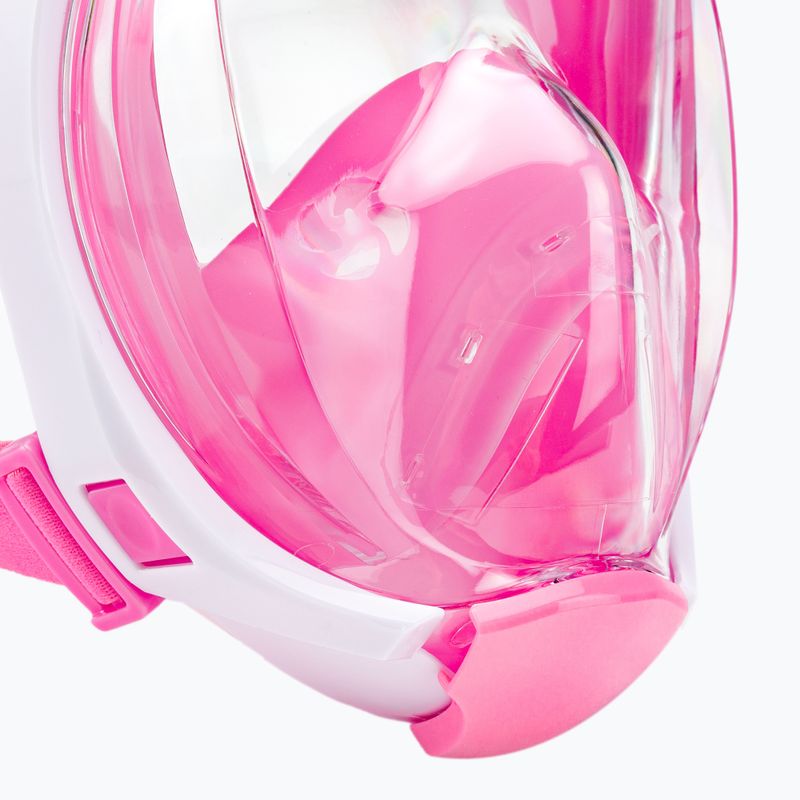 Maschera integrale per bambini per lo snorkeling AQUASTIC SMK-01R rosa 7