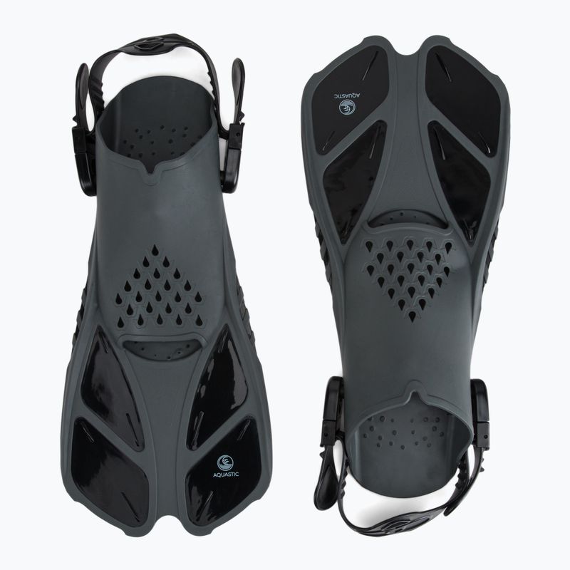 Kit snorkeling AQUASTIC SMFK-01LC nero 7