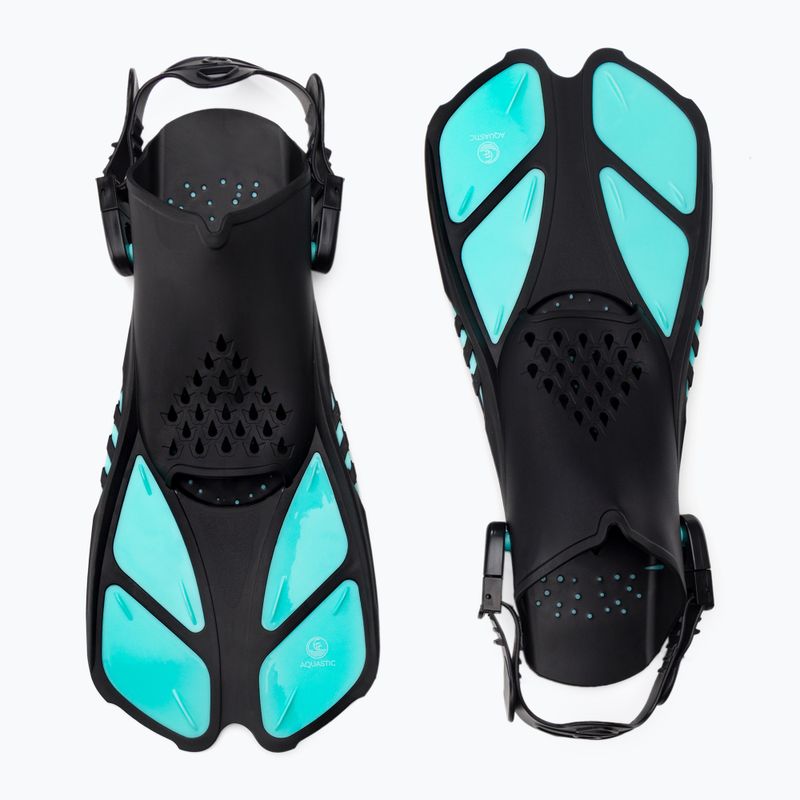 Set da snorkeling AQUASTIC MSFA-01SN blu 3