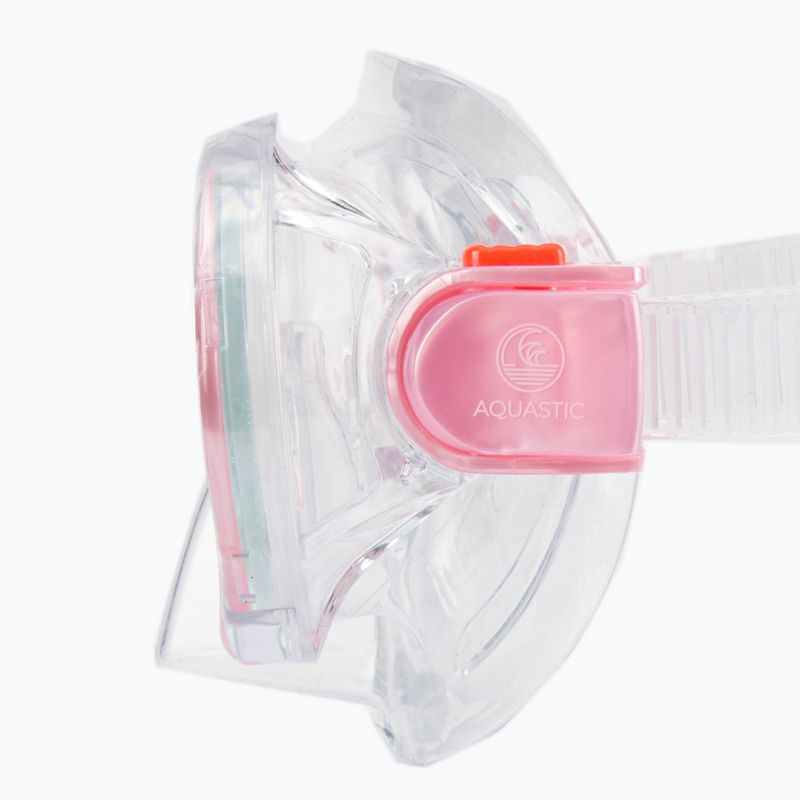 Set da snorkeling per bambini AQUASTIC MSFK-01SR rosa 15
