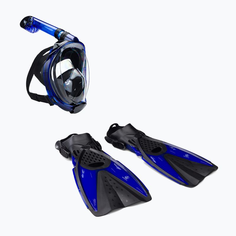 Set da snorkeling AQUASTIC SMFA-01LN blu