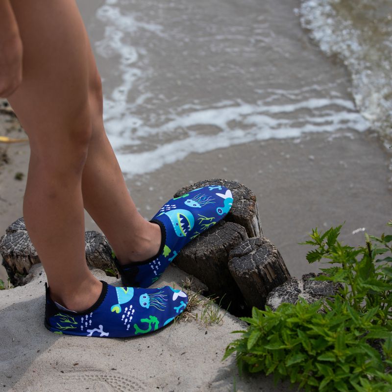 Scarpe da acqua per bambini AQUASTIC Aqua KWS054 blu 4
