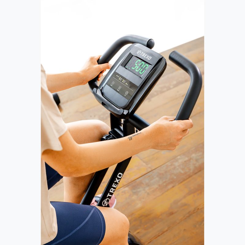 XTREXO Hex 01 bicicletta stazionaria nera 7