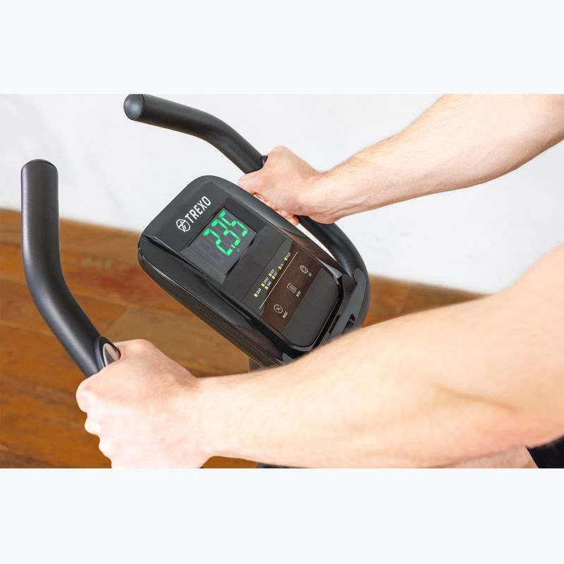 XTREXO Hex 02 bicicletta stazionaria nera 6