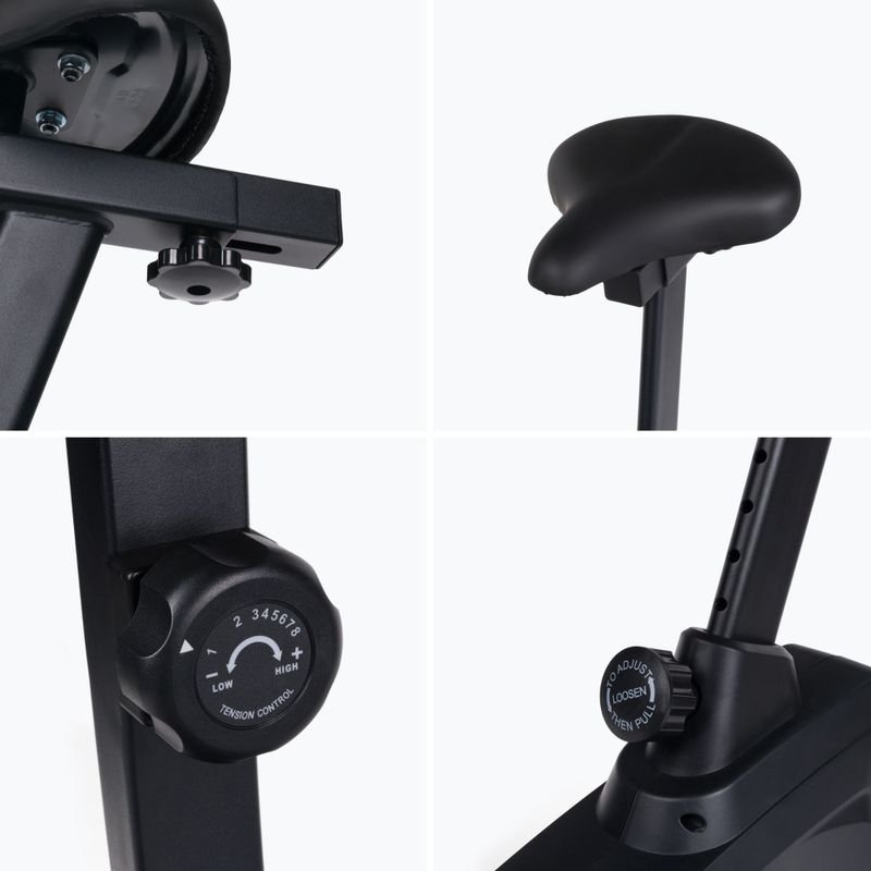 XTREXO Hex 02 bicicletta stazionaria nera 12