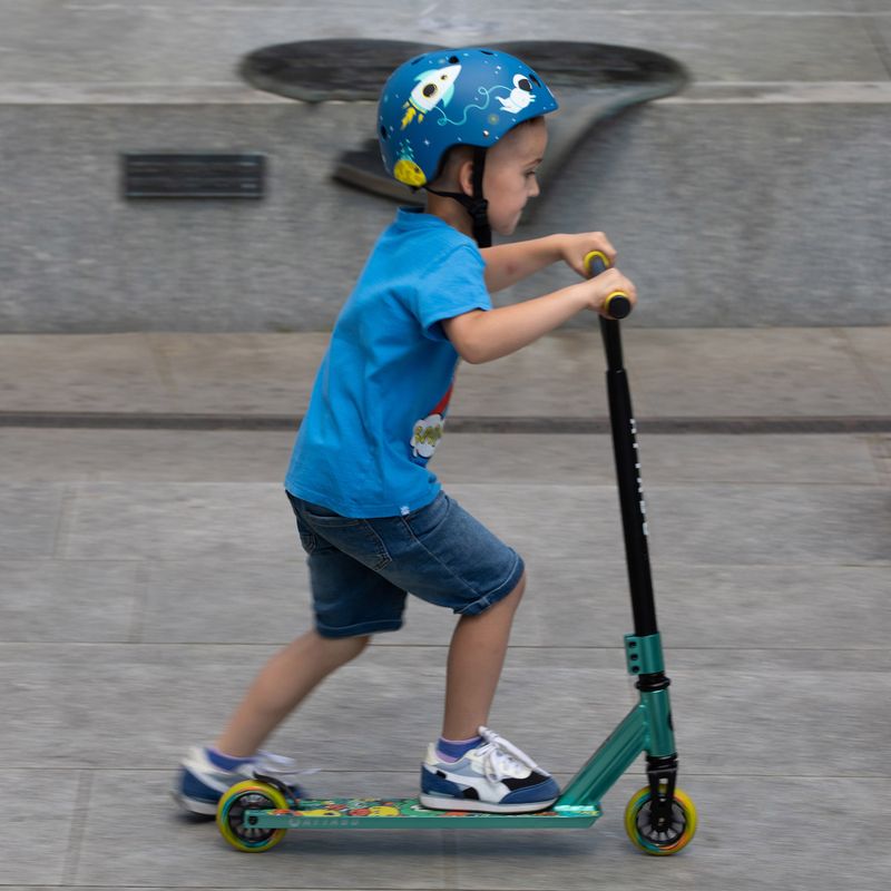 Casco da bicicletta per bambini ATTABO K100 blu 13