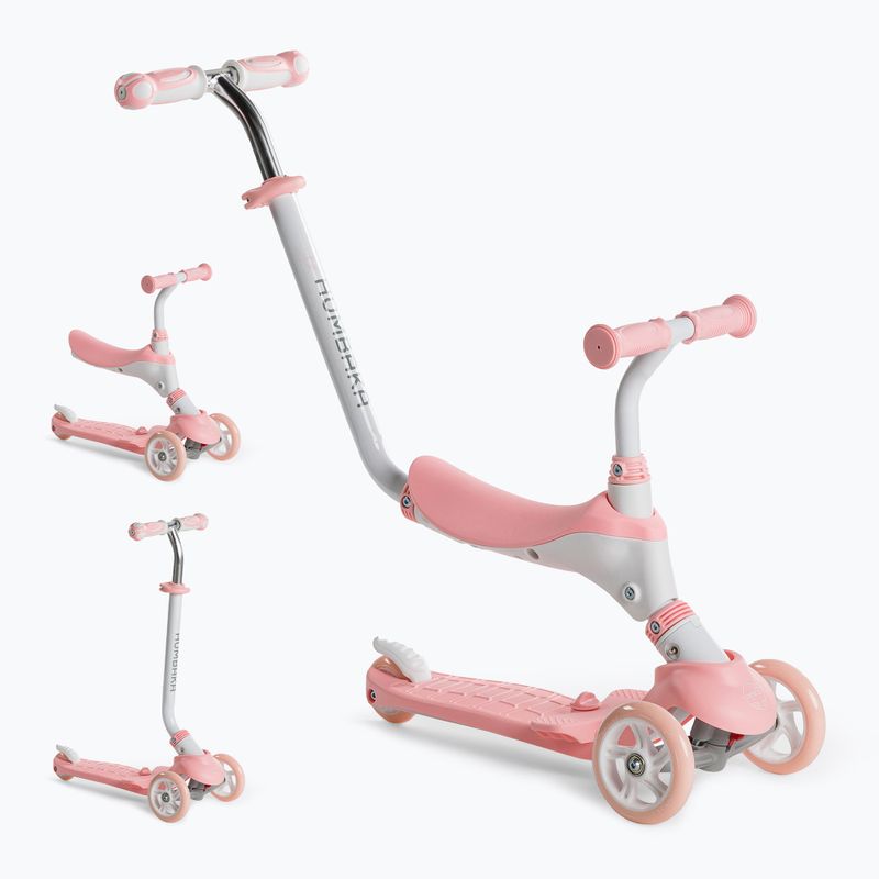 HUMBAKA Fun 3in1 monopattino per bambini rosa