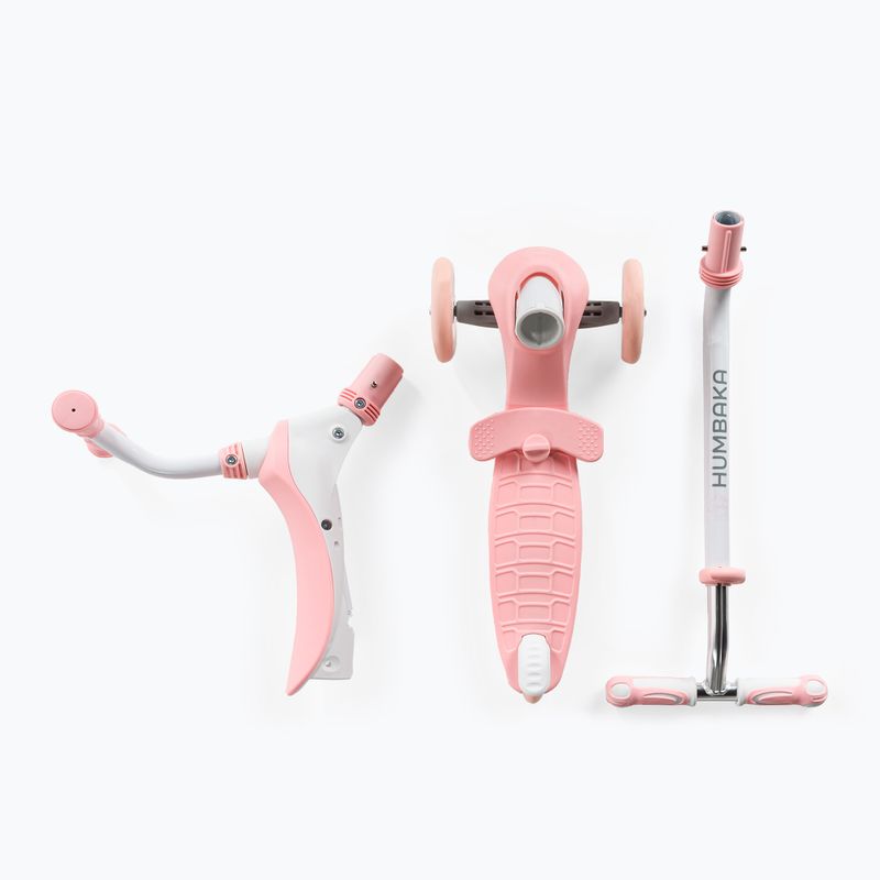 HUMBAKA Fun 3in1 monopattino per bambini rosa 13