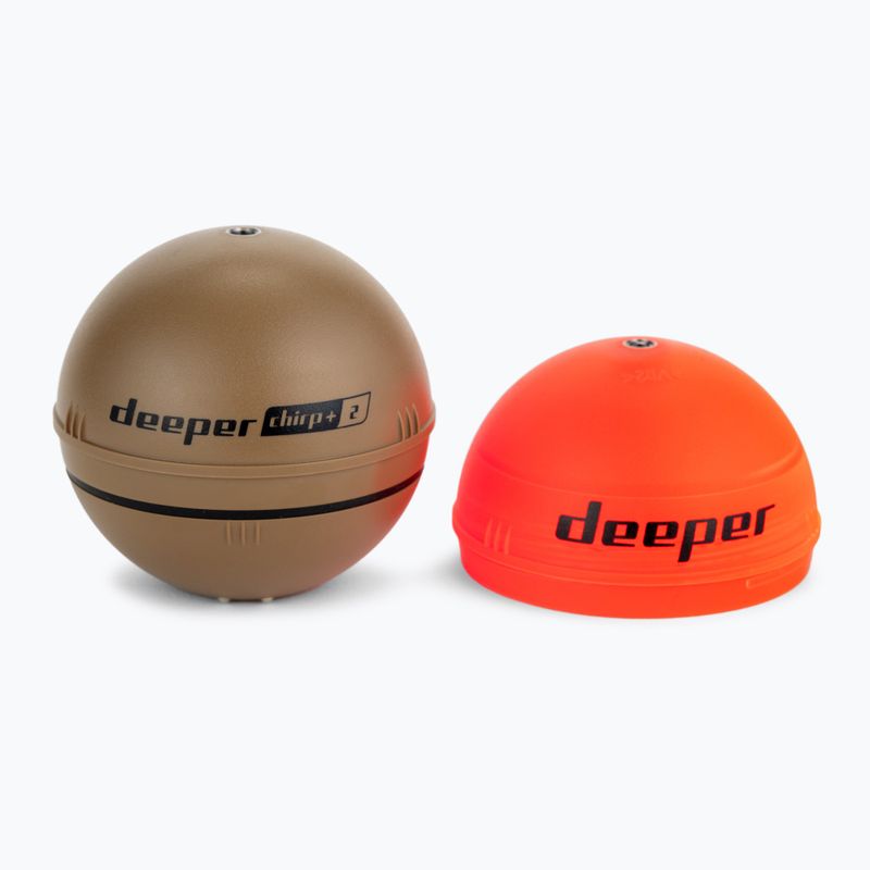 Ecoscandaglio da pesca Deeper Smart Sonar Chirp+ 2.0 + scala marrone 2