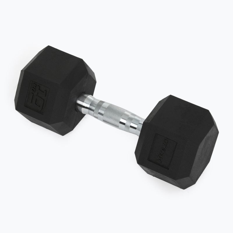 Manubri gommati XTREXO Hex da 10 kg