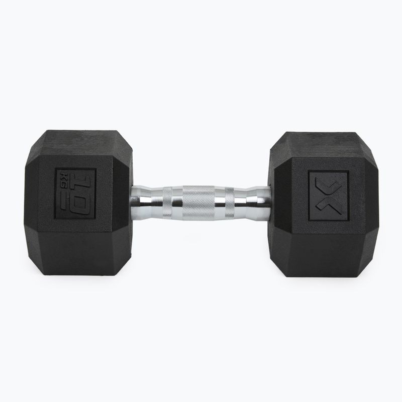 Manubri gommati XTREXO Hex da 10 kg 7