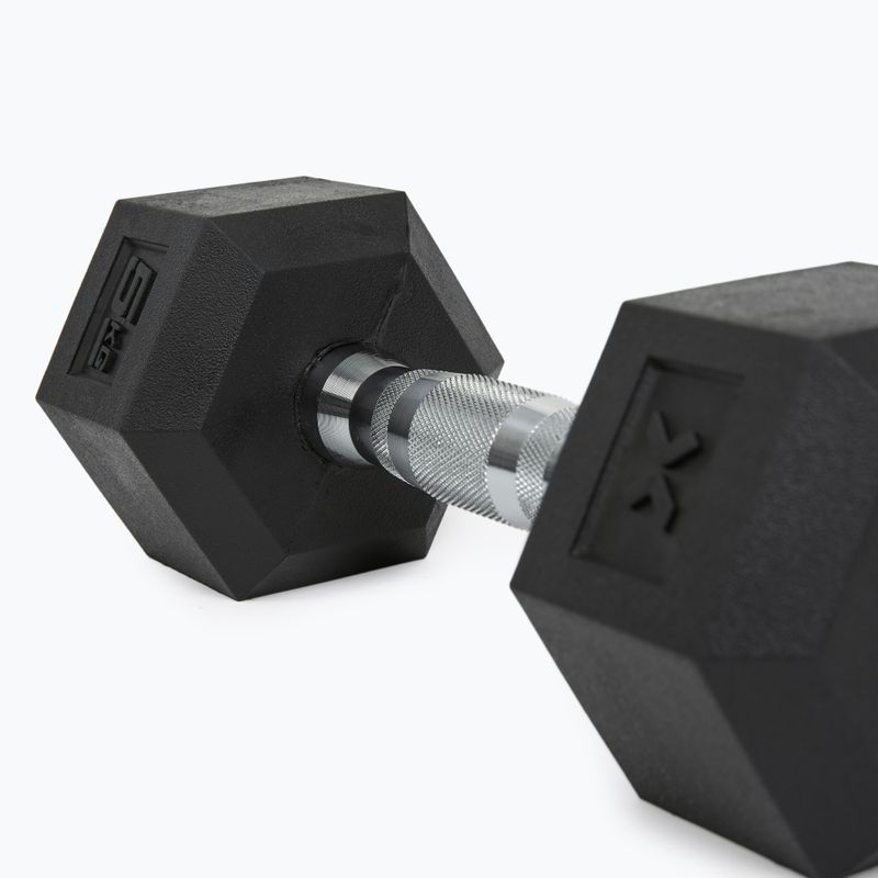 Manubri gommati XTREXO Hex 5 kg 8
