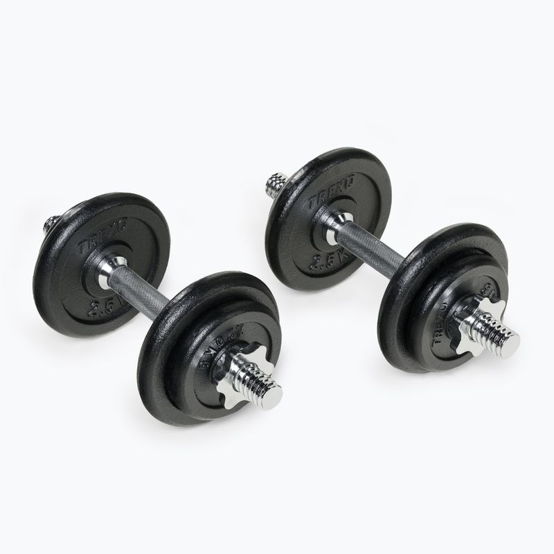 TREXO DK20 Set di manubri da 20 kg 2