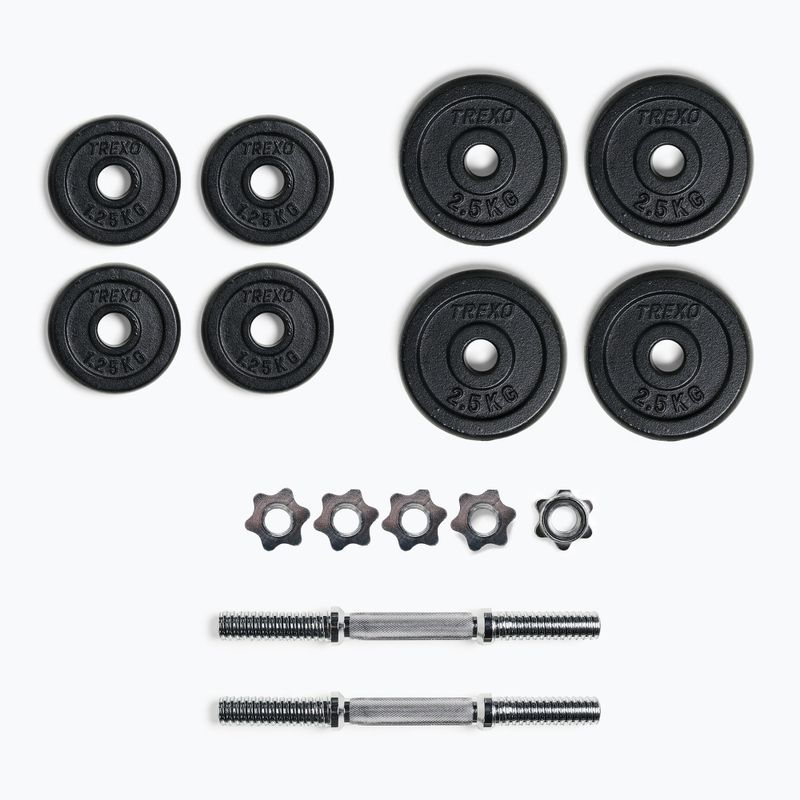 XTREXO DK20 Set di manubri da 20 kg 12