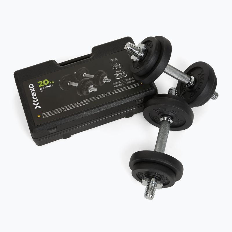 XTREXO DK20 Set di manubri da 20 kg 15