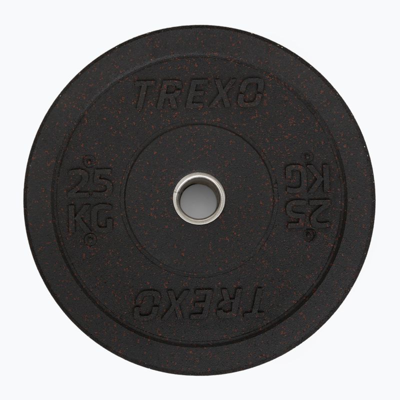 Peso olimpico XTREXO TRX-BMP025 25 kg nero 3