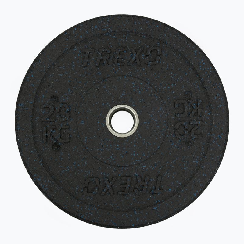 Peso paracolpi olimpico TREXO TRX-BMP020 20 kg nero 2