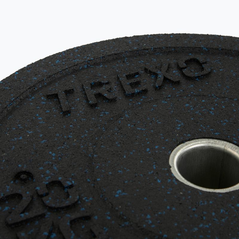 Peso paracolpi olimpico TREXO TRX-BMP020 20 kg nero 3