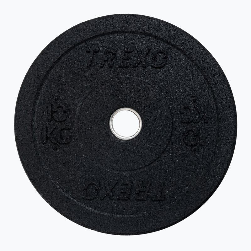 Peso olimpico TREXO TRX-BMP010 10 kg nero 7