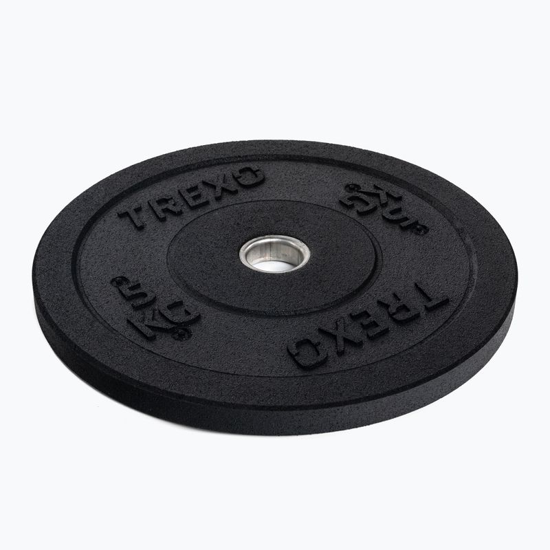 Peso olimpico TREXO TRX-BMP005 5 kg nero