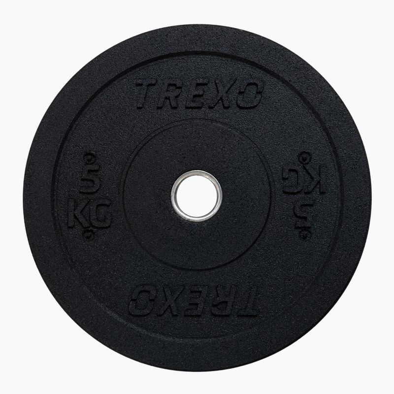 Peso olimpico TREXO TRX-BMP005 5 kg nero 9