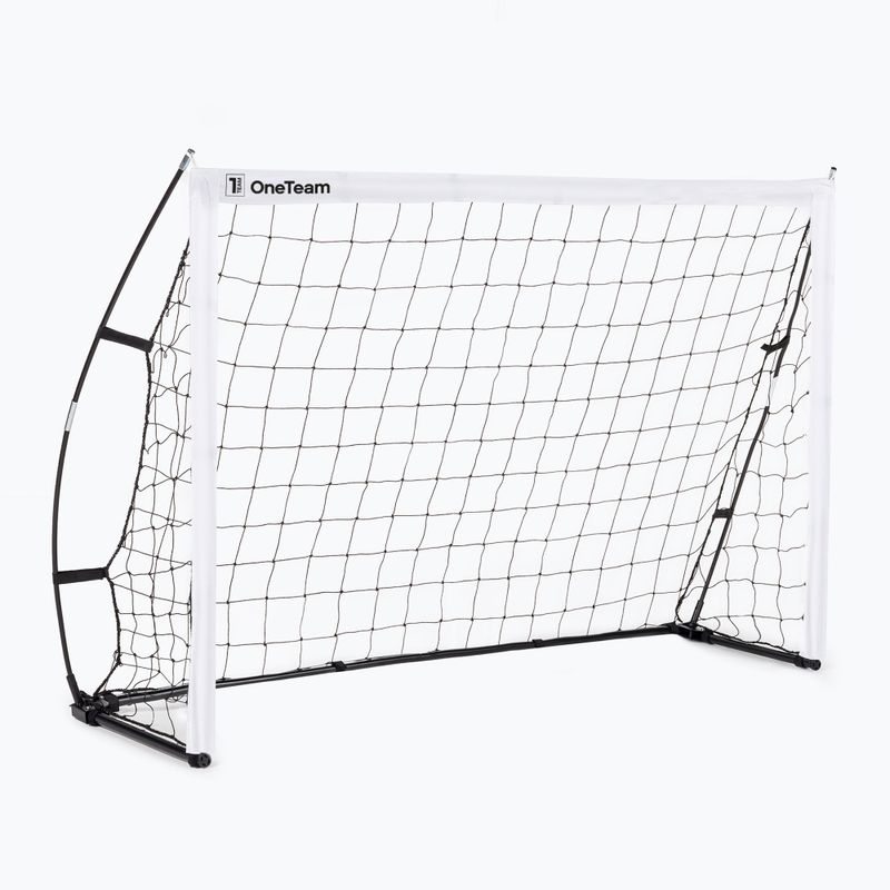 Porta da calcio OneTeam Flex 180 x 120 cm bianco/nero