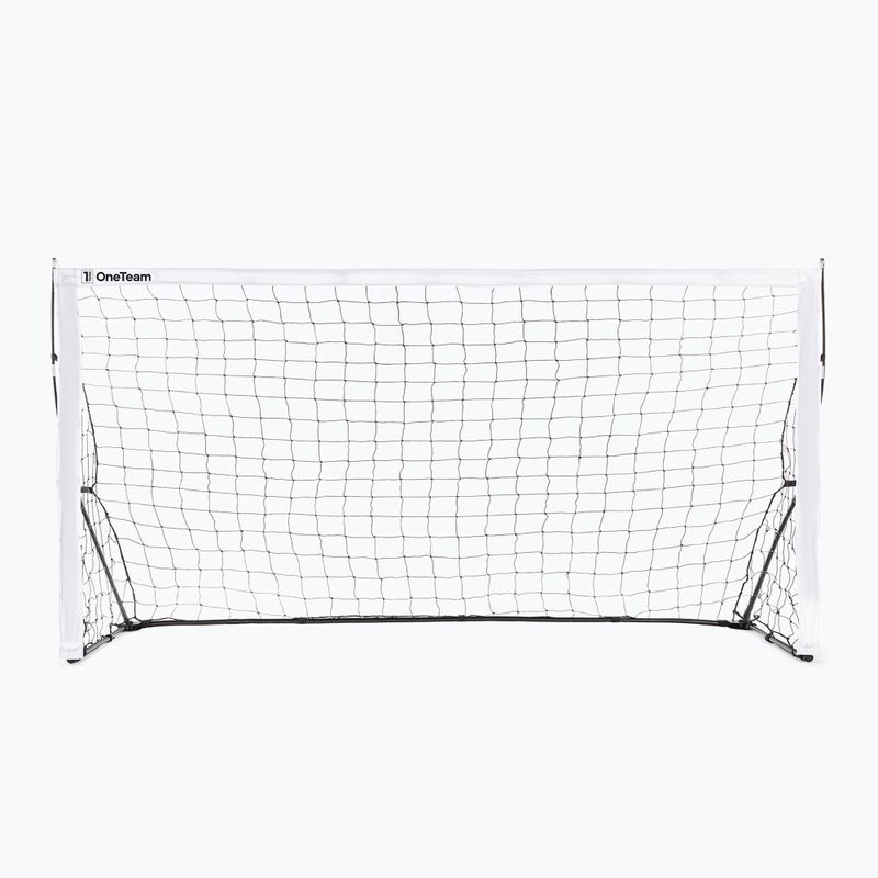 Porta da calcio OneTeam Flex 300 x 155 cm bianco/nero 2