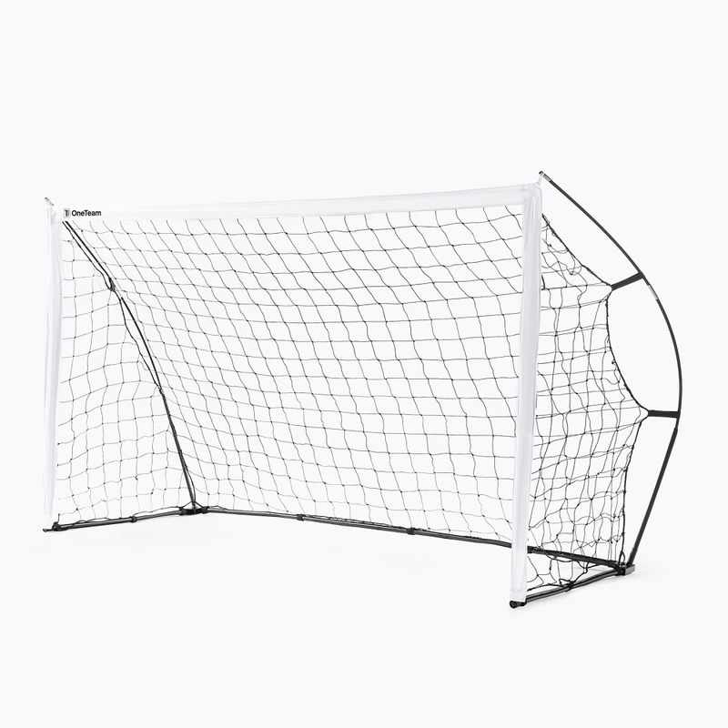 Porta da calcio OneTeam Flex 300 x 155 cm bianco/nero 3