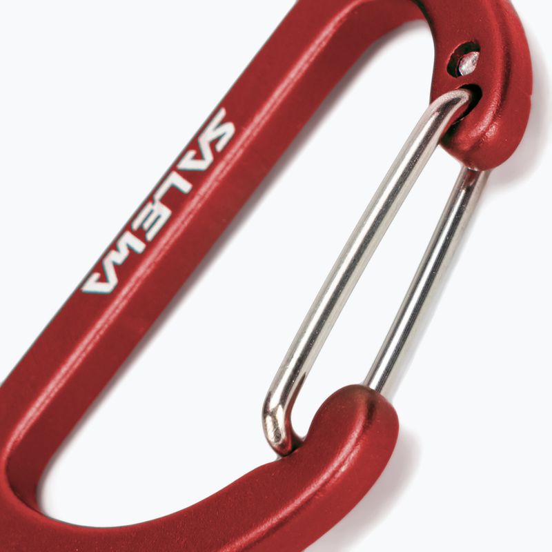 Salewa Moschettone Flat Wiregate 2 pezzi arancione 3