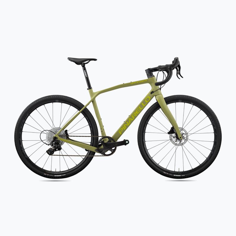 Pinarello Granger X3 gravel bike CD252 GRX6001xDB RR900 verde sabbia