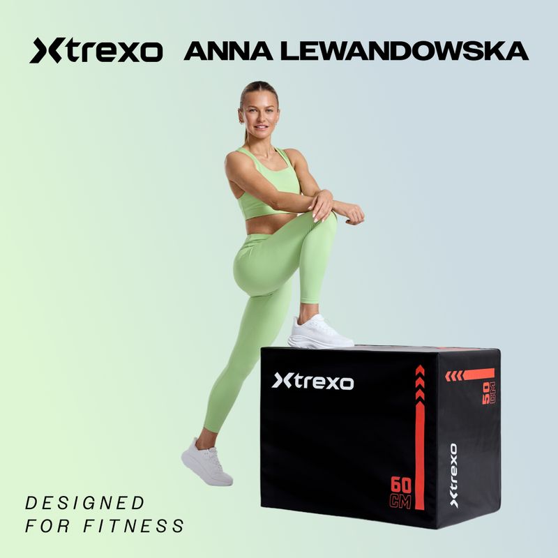 XTREXO box pliometrico pieghevole 7,5 cm nero 2
