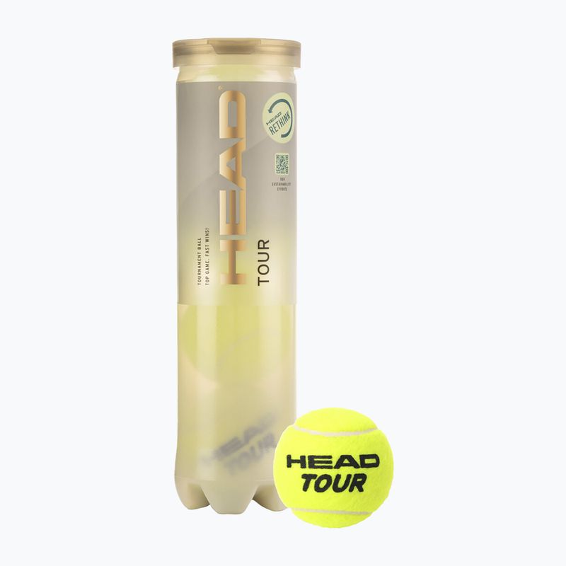Palline da tennis HEAD Tour 4 pz.