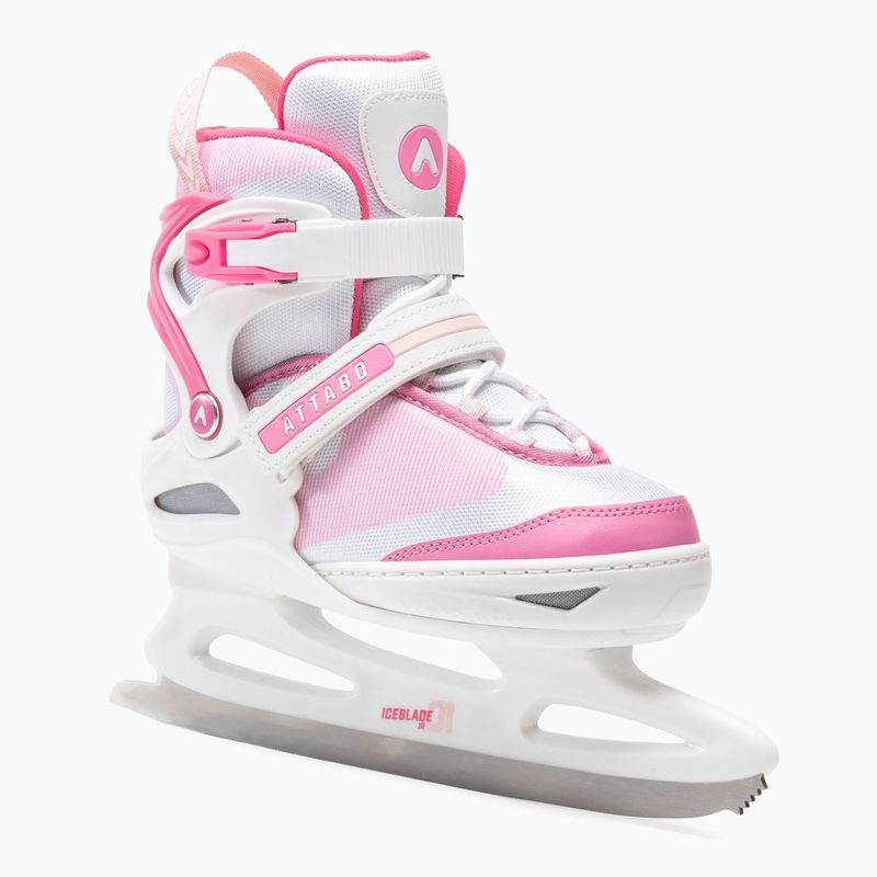 Pattini per bambini ATTABO ICEBLADE 01 bianco/rosa