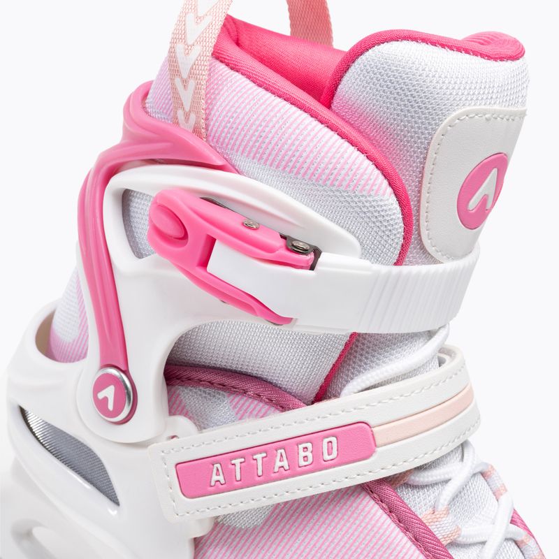 Pattini per bambini ATTABO ICEBLADE 01 bianco/rosa 8