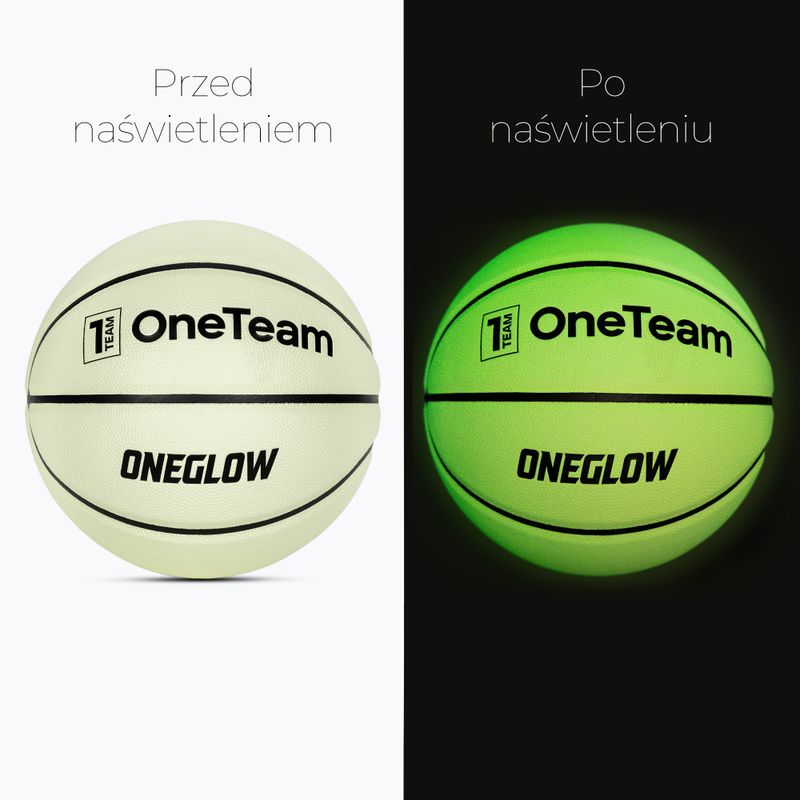 Pallacanestro OneTeam Nero luminescente 3