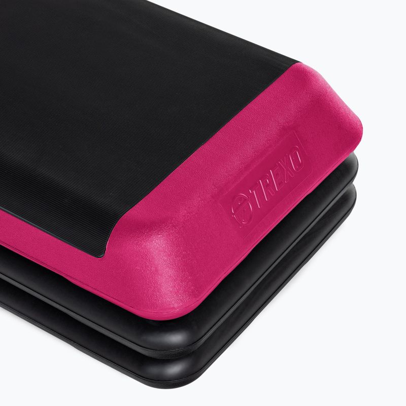 XTREXO Stepper aerobico AS01 nero/rosa 9