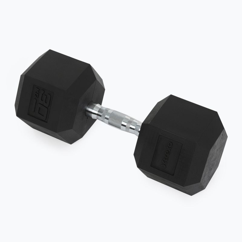 Manubri gommati XTREXO Hex 30 kg