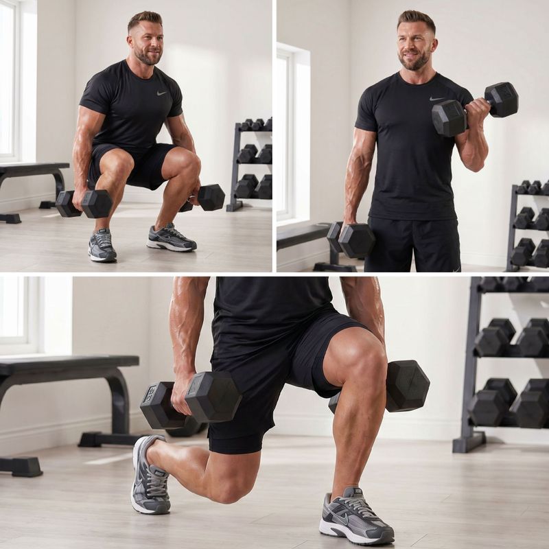 Manubri gommati XTREXO Hex 30 kg 5