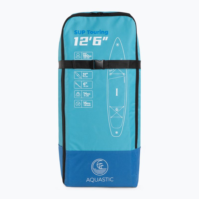 Zaino porta tavola SUP AQUASTIC Touring 12'6" blu 2