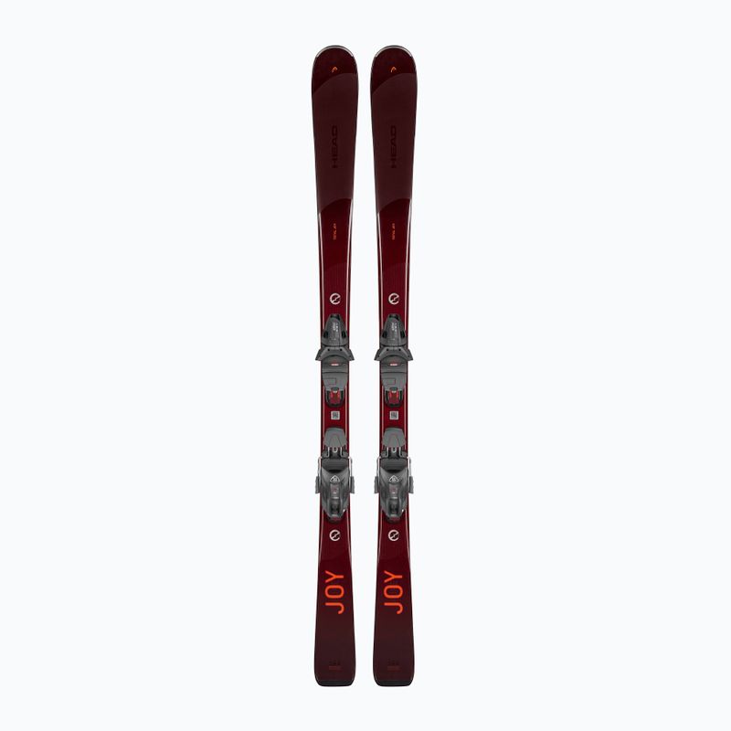 Sci alpino donna HEAD e-total Joy SW SLR Joy Pro + Protector SLR 11 GW rosso scuro/arancio
