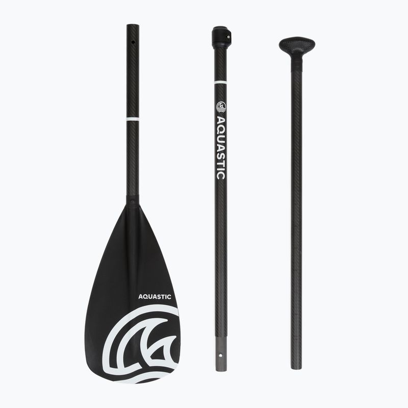 Pagaia SUP 3 pezzi AQUASTIC SUP Fibra + Carbonio nero 4