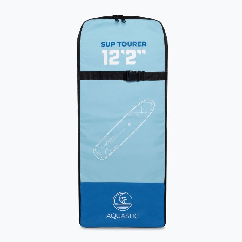 Zaino porta tavola SUP AQUASTIC Tourer 12'2" blu 2