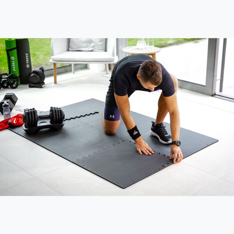 XTREXO tappetino protettivo Puzzle 6 pezzi nero 6