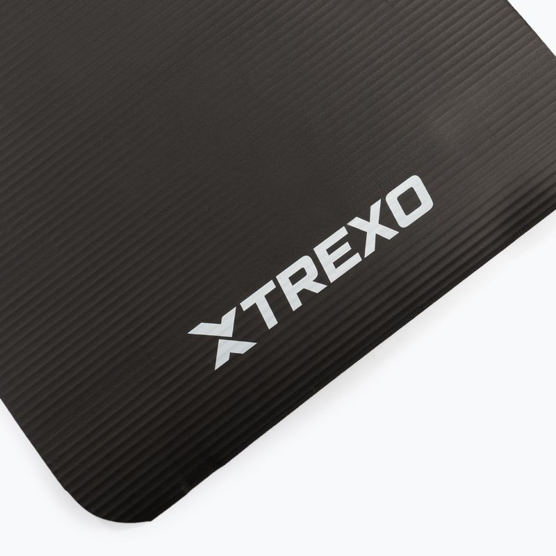 XTREXO NBR 15 mm tappetino per esercizi con cintura nero 9
