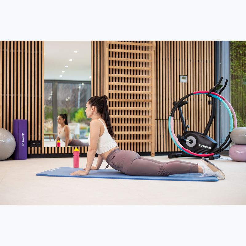 XTREXO NBR 15 mm tappetino per esercizi con cinghia blu 5