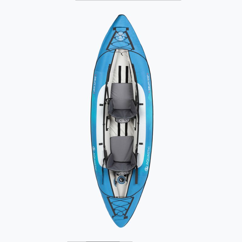 AQUASTIC Delft 11'0'' blu kayak gonfiabile per 2 persone 2